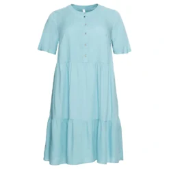 Sheego Tunikakleid »Kleid«, Mit Knopfleiste Und Volants -Deutschland Glanz Dame Verkaufs-Shop 0659f4ce5d378b965194eba863cbdf6c