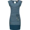 Ragwear Sommerkleid »Soho Stripes«, Leichtes Baumwoll-Kleid Mit Angesagtem Streifenmuster -Deutschland Glanz Dame Verkaufs-Shop 0a7a19106ae490e7c9bec02b57b21e4e