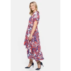 Sheego Sommerkleid »Kleid«, Mit Hübschem Paisleyprint Und Bindeband -Deutschland Glanz Dame Verkaufs-Shop 0d975393574f89f63588a1d74ecdfec8