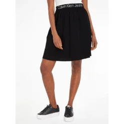 Calvin Klein Jeans 2-in-1-Kleid, Im Materialmix