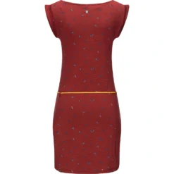 Ragwear Sommerkleid »Tag B Organic II«, Leichtes Baumwoll Kleid Mit Print & Bindeband -Deutschland Glanz Dame Verkaufs-Shop 1a2f6984c0d765d6482e36ae01e50130