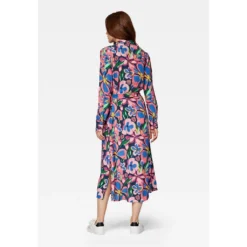Mavi Maxikleid »PRINTED LONG DRESS«, Kleid Mit Muster -Deutschland Glanz Dame Verkaufs-Shop 21ab47092ad36c6d75a4e3f95532980b
