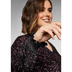 Sheego Jerseykleid »Kleid«, Mit Gesmokten Details -Deutschland Glanz Dame Verkaufs-Shop 28e93ede3d22534352d68c3845df34c5