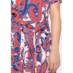 Sheego Sommerkleid »Kleid«, Mit Hübschem Paisleyprint Und Bindeband -Deutschland Glanz Dame Verkaufs-Shop 359fc52cf54d4ab56c7aad5dfb2e49cc