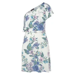 Melrose Off-Shoulder-Kleid, Mit Ziergürtel - NEUE KOLLEKTION -Deutschland Glanz Dame Verkaufs-Shop 47f81ef5c5d3781c1cb23f283982d341