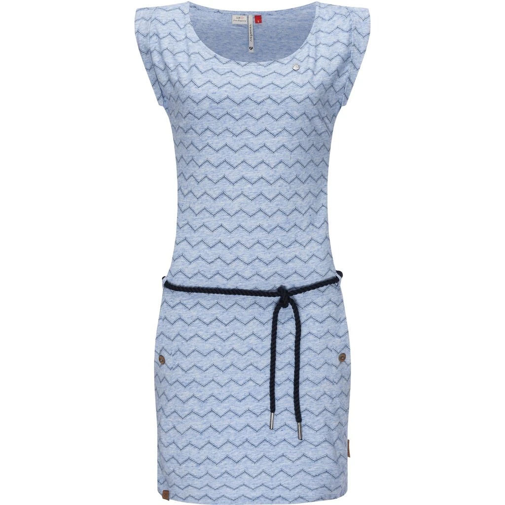 Ragwear Sommerkleid »Tag Chevron Intl.«, Leichtes Jersey-Kleid In Melierter Optik