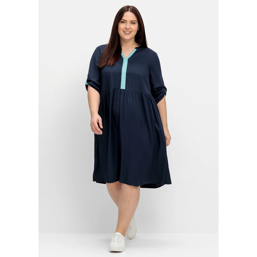 Sheego Tunikakleid »Kleid«, Mit Taschen Und Weitem Rock 3 Sheego Tunikakleid »Kleid«, Mit Taschen Und Weitem Rock