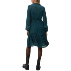 Q/S By S.Oliver Hemdblusenkleid »Kleid Mit Crêpestruktur«, Mit Crêpestruktur -Deutschland Glanz Dame Verkaufs-Shop 556224241bb429ad924938fae9c2541f