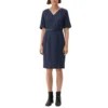 S.Oliver BLACK LABEL Midikleid »Kleid Aus Viskosestretch«, (1 Tlg.)