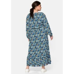 Sheego Maxikleid »Kleid«, Mit Floralem Print Und V-Ausschnitt -Deutschland Glanz Dame Verkaufs-Shop 59e9ffa5464e04c311cf98479a21c781