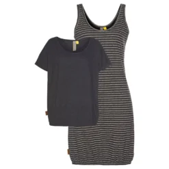 Alife & Kickin Jerseykleid »SunnyAK«, (Set, 2 Tlg., Mit T-Shirt), Sommerlicher Zweiteiler - Kleid & Shirt -Deutschland Glanz Dame Verkaufs-Shop 5f5ed2c8368b34842eacf6202eecb6dc
