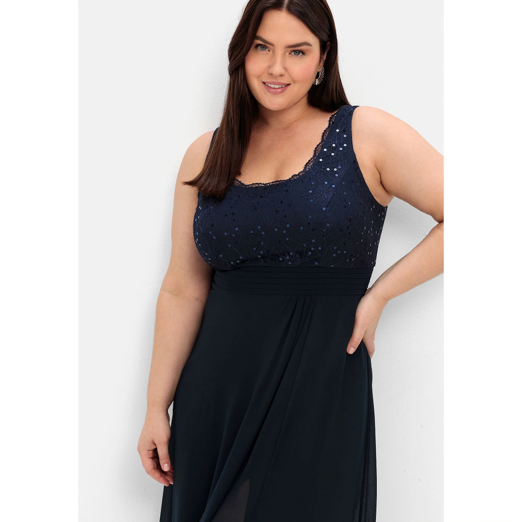 Sheego Abendkleid »Kleid«, Mit Floraler Spitze 5 Sheego Abendkleid »Kleid«, Mit Floraler Spitze – Bild 3