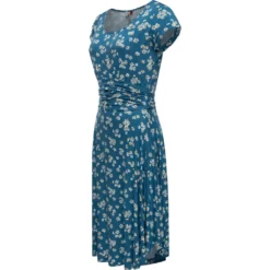 Ragwear Sommerkleid »Ivone«, Leichtes Jersey-Kleid Mit Stylischer Raffung -Deutschland Glanz Dame Verkaufs-Shop 6a75de98ea329b6e31cabd83c07b0928