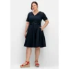 Sheego Cocktailkleid »Kleid«, Mit Gürtel Und Reverskragen -Deutschland Glanz Dame Verkaufs-Shop 6ad388eb78a652dc87e85e7e851f6b0d