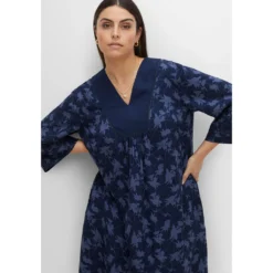 Sheego Druckkleid »Kleid«, Mit Verspielten Details, Lockere Schnittform -Deutschland Glanz Dame Verkaufs-Shop 6c5bac77c59906106b502484dad52017