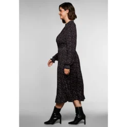 Sheego Jerseykleid »Kleid«, Mit Gesmokten Details -Deutschland Glanz Dame Verkaufs-Shop 70082422ae191f9df8a5fd254ea68abe