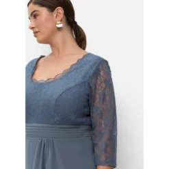 Sheego Abendkleid »Kleid«, Mit Leicht Ausgestelltem Rock 10 Sheego Abendkleid »Kleid«, Mit Leicht Ausgestelltem Rock -Deutschland Glanz Dame Verkaufs-Shop 79563d5fb4940561a10398872e5821ff