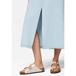 Mavi Maxikleid »JUNE«, Langes Denim Kleid Mit Schlitz -Deutschland Glanz Dame Verkaufs-Shop 8faf31ff4bc0a22e522103e8c0463f11