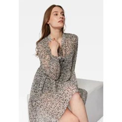 Mavi Chiffonkleid »PRINTED DRESS«, Chiffon Kleid -Deutschland Glanz Dame Verkaufs-Shop 90cd4e4f455397b8712b129d6d92904f