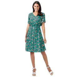 A-Linien-Kleid »Druck-Kleid« -Deutschland Glanz Dame Verkaufs-Shop 98ce748cde077f26307e2793160856d7