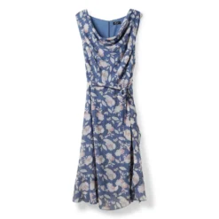 Sheego Chiffonkleid »Kleid«, In Midilänge, Mit Wasserfallkragen -Deutschland Glanz Dame Verkaufs-Shop 9fc61f9a7725cd6b0d7adb874976325a