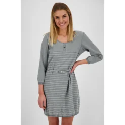 Alife & Kickin Jeanskleid »ALIFE AND KICKIN DojaAK DNM Long Dress Damen Sommerkleid, Kleid«