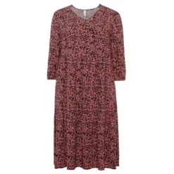 Sheego Druckkleid »Kleid«, Mit Pünktchendruck, In Leichter A-Linie -Deutschland Glanz Dame Verkaufs-Shop a5b215e9b48f942b8ca12dbf3c74ce8c