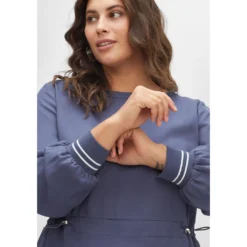 Sheego Midikleid »Kleid«, Aus Fließendem Lyocell, Mit Taillen-Tunnelzug -Deutschland Glanz Dame Verkaufs-Shop ad12b34925d0f1b4612b894d0791b63a