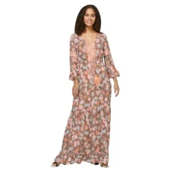 Heine Maxikleid »Druck-Kleid« -Deutschland Glanz Dame Verkaufs-Shop b0c92e62d374a04623f529cb9cc9c205