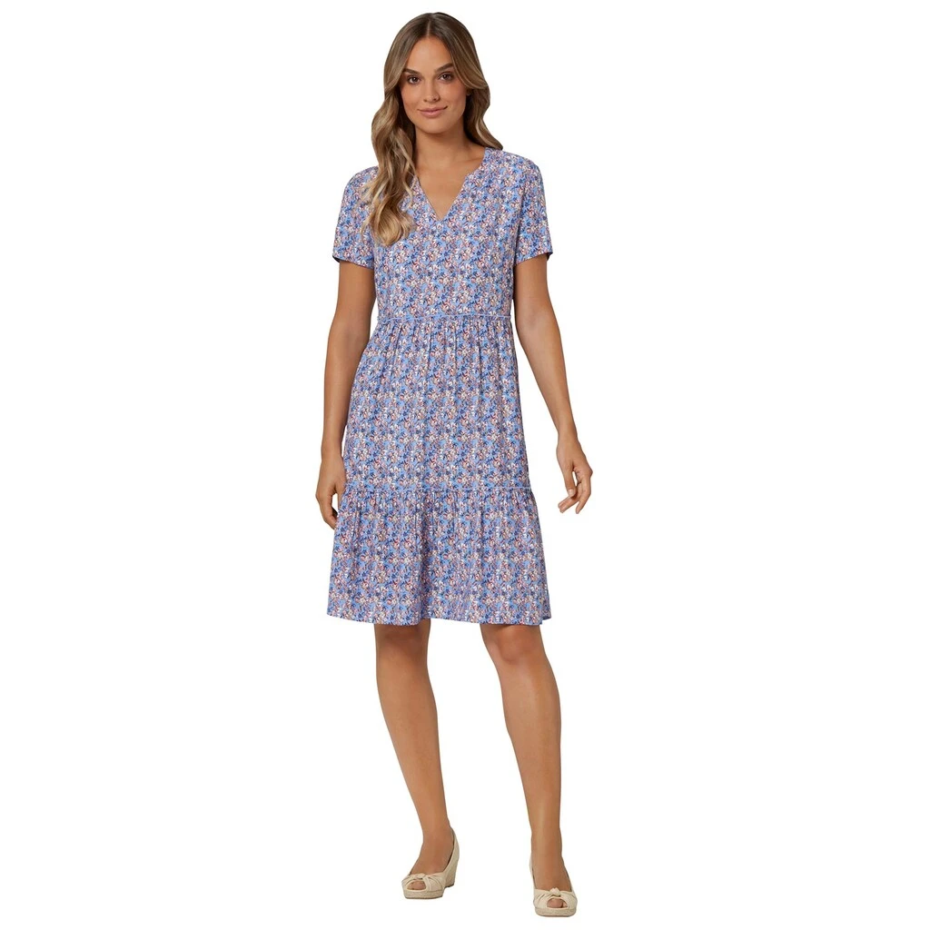 Classic Basics Druckkleid »Druck-Kleid« 4 Classic Basics Druckkleid »Druck-Kleid« – Bild 2