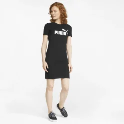 PUMA Sweatkleid »Essentials Damen T-Shirt-Kleid Mit Schmaler Passform« -Deutschland Glanz Dame Verkaufs-Shop b410cbfe8674025a8181dac1570a0fce