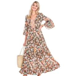 Heine Maxikleid »Druck-Kleid«