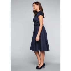 Sheego By Joe Browns Cocktailkleid »Kleid«, Mit Bubikragen Und Stoffgürtel -Deutschland Glanz Dame Verkaufs-Shop bcd2c51a05ef979f695091e247fc3579