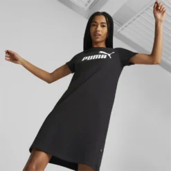 PUMA Sweatkleid »Essentials Logo Kleid Damen« -Deutschland Glanz Dame Verkaufs-Shop be6044d1b0a1caf3123d1d99faf62a12