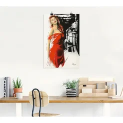Artland Wandbild »Schönheit Im Roten Kleid«, Frau, (1 St.), Als Alubild, Leinwandbild, Wandaufkleber Oder Poster In Versch. Größen -Deutschland Glanz Dame Verkaufs-Shop c163eb370bb0c03c273e721f5dfaad8d