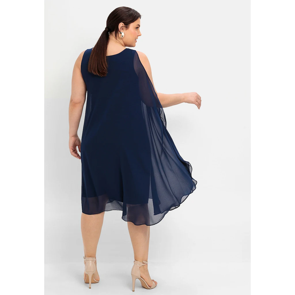 Sheego Partykleid »Kleid«, In Figurumspielender Passform 5 Sheego Partykleid »Kleid«, In Figurumspielender Passform – Bild 3