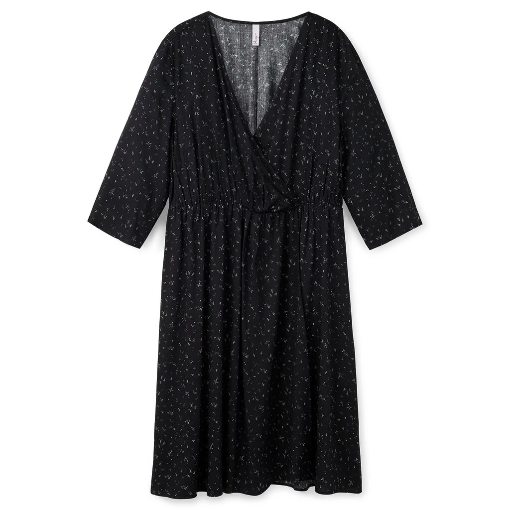 Sheego Druckkleid »Kleid«, In Wickeloptik, Mit Alloverprint 7 Sheego Druckkleid »Kleid«, In Wickeloptik, Mit Alloverprint – Bild 5