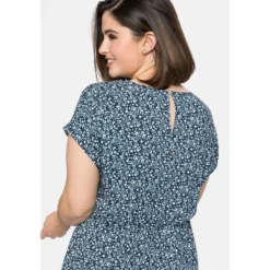 Sheego Tunikakleid »Kleid«, Mit V-Ausschnitt Und Blumendruck -Deutschland Glanz Dame Verkaufs-Shop e13ccec56c26c4ecb9eedbeb7c4f593b