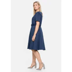 Sheego Cocktailkleid »Kleid«, Mit Gürtel, Reißverschluss Und Seitentaschen -Deutschland Glanz Dame Verkaufs-Shop e607c5f87fe434ff07a51eb3ab077377