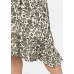 Sheego Sommerkleid »Kleid«, Mit Kurzen Flügelärmeln -Deutschland Glanz Dame Verkaufs-Shop e89884739930d16d705c58ad683b407c