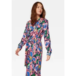 Mavi Maxikleid »PRINTED LONG DRESS«, Kleid Mit Muster -Deutschland Glanz Dame Verkaufs-Shop fd9b33fdc32e32a05255d5621da04a00