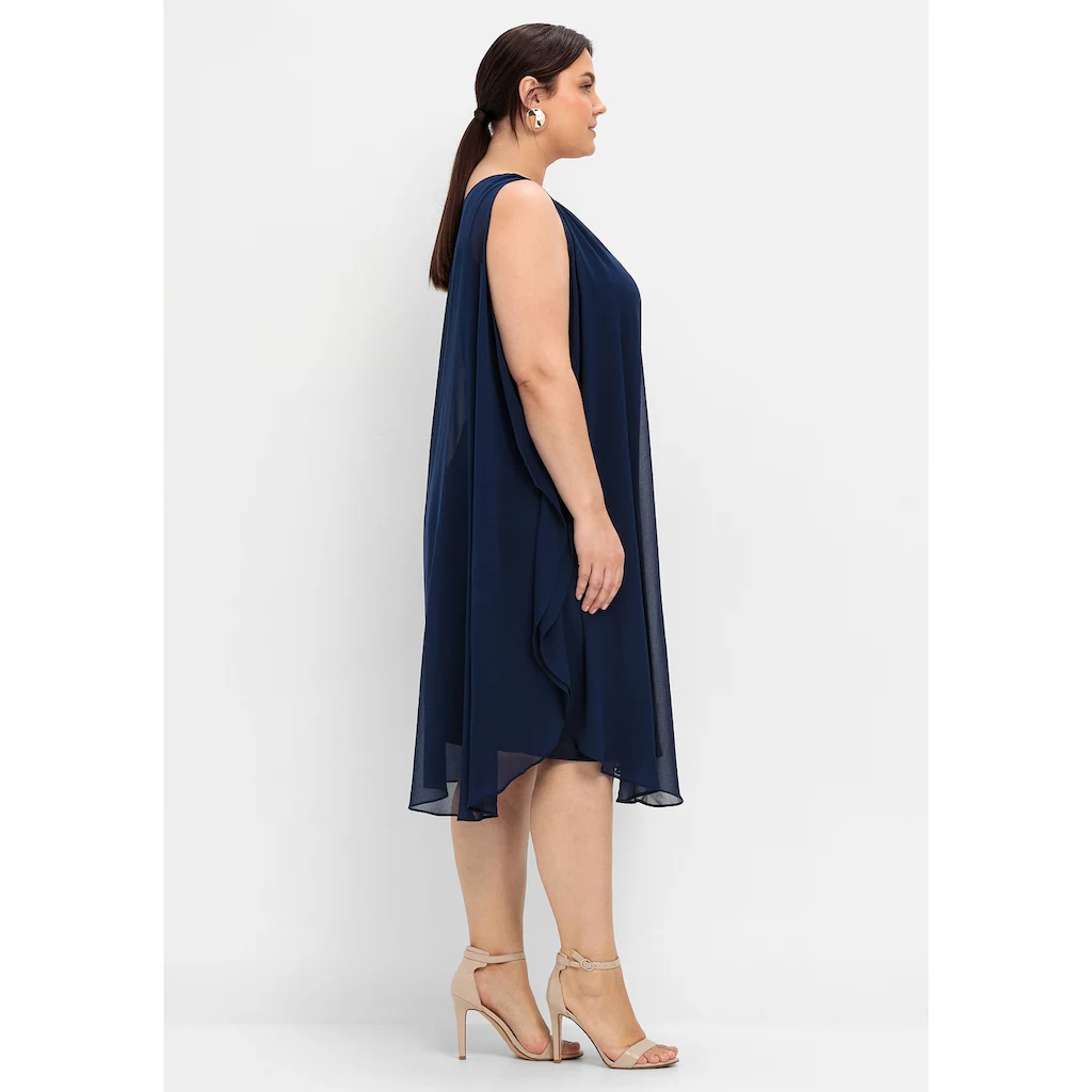 Sheego Partykleid »Kleid«, In Figurumspielender Passform 7 Sheego Partykleid »Kleid«, In Figurumspielender Passform – Bild 5